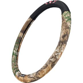 Realtree Universal Fit Steering Wheel Cover for Car, Truck, and SUV, Durable Steering Wheel Protection, American Anter (RT Edge SIOC) in Kuwait