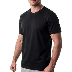 Coolmax Bamboo Viscose Men's Shirts Cooling Workout T-Shirt Dry Fit Breathable Athletic Tee for Gym Hiking in Saudi Arabia