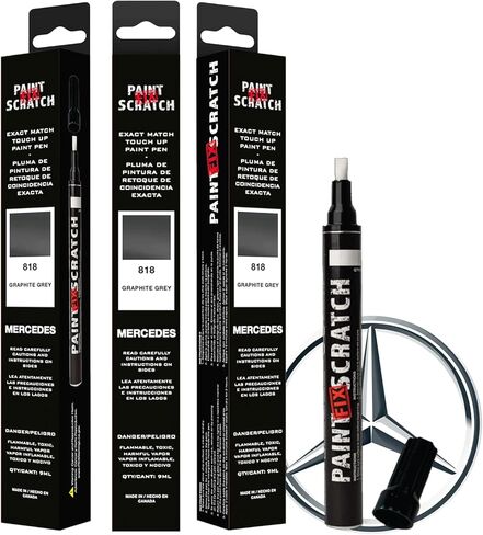 Paint Scratch Fix® Exact BMW Touch Up Paint For Jet Black 668، قلم طلاء السيارة، قلم تحديد تلقائي للخدوش، السيارة ذات المفاتيح الثابتة ورقائق الحجر، تطابق رمز اللون تمامًا من الشركة المصنعة، (BMW - Jet Black - 668) in Saudi Arabia