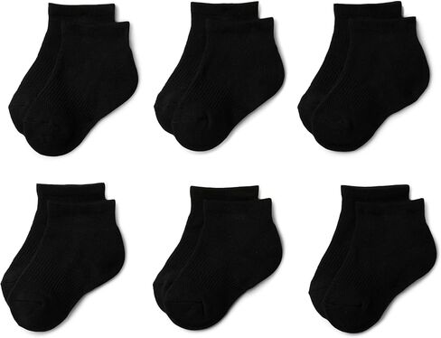 Amazon Essentials Unisex Kids' Performance Athletic Sport Ankle Socks, Zone Cushioning, Arch Support, 6 Pairs in Saudi Arabia