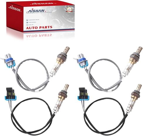 Oxygen Sensor Upstream Downstream 4PCS O2 Sensor 234-4669 234-4407 Compatible with Cadillac Escalade ESV, for Chevy Silverado 1500 2500 3500 Suburban 2500, for GMC Sierra 1500 2500 2003 2004 in Saudi Arabia