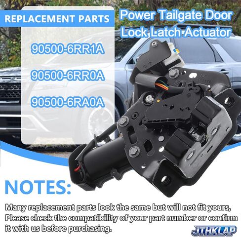 90500-6RR1A محرك مزلاج قفل الباب الخلفي متوافق مع Nissan Rogue 2021-2025، Pathfinder 2022-2024، Ariya 2023-2025 & Infiniti QX60 2022-2024 استبدل 90500-6RR0A 90500-6RA0A in Kuwait