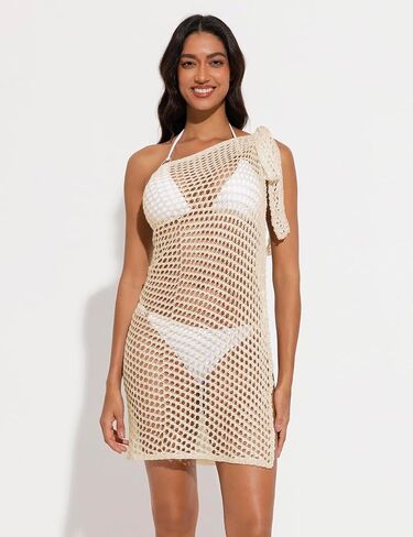 Women's Sarong Crochet Cover Ups Skirt Long Swim Cover Ups Skirt Bikini Bathing Suits Wraps for Swimwear in Saudi Arabia