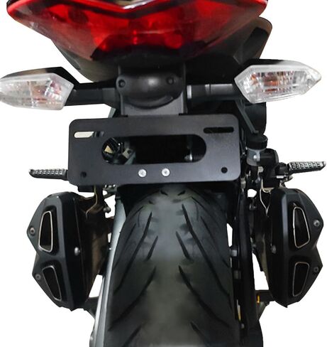 مزيل حاجز Xitomer مناسب لـ Z1000 2010-2013، Z1000SX 2011-2024، NINJA1000 2011-2022 حامل لوحة الترخيص الذيل مرتب متوافق مع ضوء لوحة ترخيص إشارات الأسهم لـ Ninja 1100 SX 2025 in Saudi Arabia