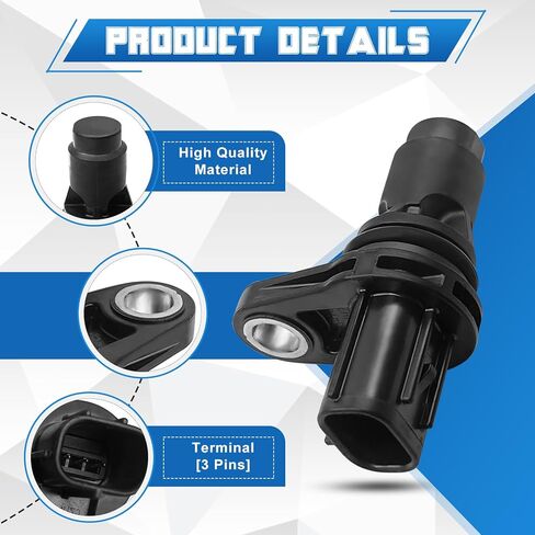 مستشعر موضع عمود الحدبات مكون من قطعتين - بديل مباشر لسيارة Toyota 4Runner، Camry، Highlander، Avalon، Corolla، Prius، Tacoma & Lexus ES350، RX350، GX460 - يستبدل OEM 90919-05060 in Saudi Arabia