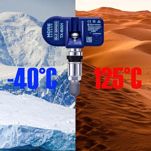 MORESENSOR Bluetooth Series Tire Pressure Monitoring Sensor 4-Pack (TPMS) for Tesla - BLE Bluetooth Compatible with Tesla Model 3, Model Y, Model S, Model X 2020 2021 2022 2023 2024 in Saudi Arabia