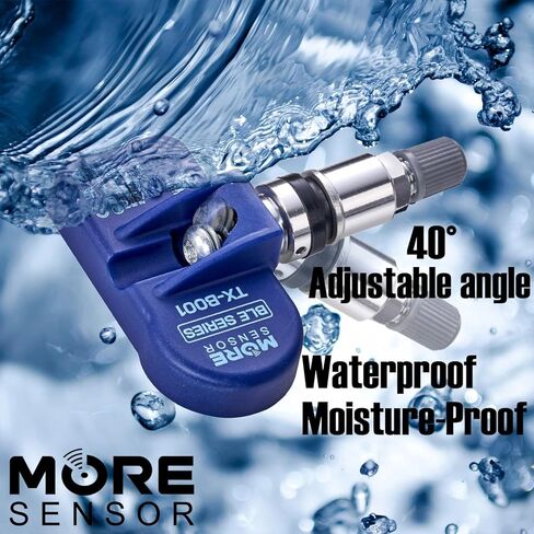 MORESENSOR Bluetooth Series Tire Pressure Monitoring Sensor 4-Pack (TPMS) for Tesla - BLE Bluetooth Compatible with Tesla Model 3, Model Y, Model S, Model X 2020 2021 2022 2023 2024 in Saudi Arabia