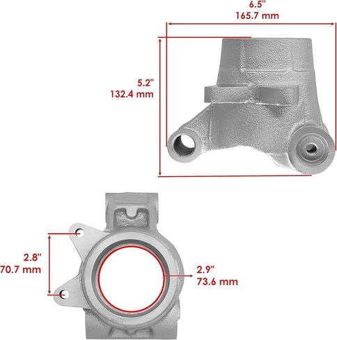Caltric 3514635 5134206 7710440 Rear Wheel Bearing Carrier and Clip Compatible with Polaris Xplorer 500 1997 in Saudi Arabia