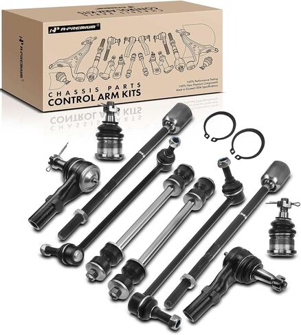 A-Premium Set of 10, Front Lower Ball Joint, Inner Outer Tie Rod End, Front & Rear Sway Bar Link, Compatible with Ford Taurus 1996-2007, Mercury Sable 1996-2005, V6 3.0L & Sedan in Saudi Arabia