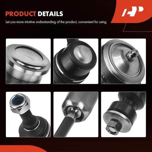 A-Premium Set of 10, Front Lower Ball Joint, Inner Outer Tie Rod End, Front & Rear Sway Bar Link, Compatible with Ford Taurus 1996-2007, Mercury Sable 1996-2005, V6 3.0L & Sedan in Saudi Arabia