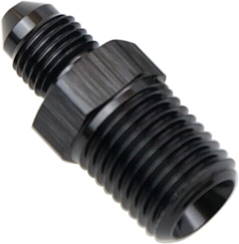 Aluminum 45 Degree Elbow -16 AN AN16 Male Flare to 3/4" NPT Male Thread Fitting Adapter Connector Black in Kuwait