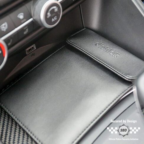 حقيبة مفاتيح السيارة Disklok RFID - حقيبة فاراداي مضادة للسرقة | حافظة آمنة لمنع الإشارة للسيارات بدون مفتاح، وبطاقات الائتمان، وصناديق الدخول | ملحقات أمان المركبات (كبيرة) in Kuwait