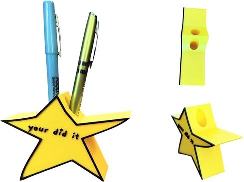 جائزة نجمة مرحة "Your Did It" - ديكور مكتب لطيف، هدية مضحكة للأصدقاء، زملاء العمل، التخرج، عيد الميلاد، حامل أقلام المكتب أو جائزة النصر الصغيرة in Saudi Arabia