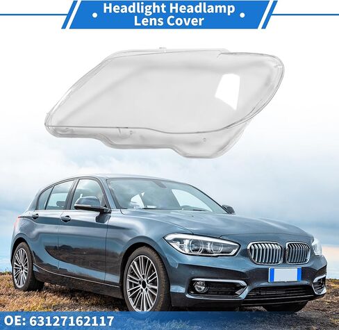 1 Pc Headlight Lens Cover for BMW 7 Series E65 E66 2005-2008 Durable PC Clear Front Left Headlight Headlamp Lense Clear Lens Cover in Saudi Arabia