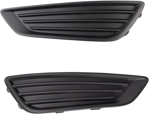TRQ Front Driver & Passenger Side Fog Light Hole Cover Set,Fog Light Cover Set Compatible with 2015-2018 Ford Focus FO1038150 FO1039150 in Saudi Arabia