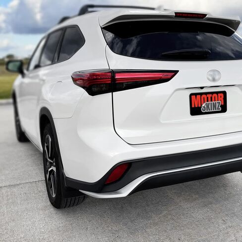 SlickMod PreCut Vinyl Smoke Tint for 2020-2022 Toyota Highlander Tail Light (3. Turn Signal & Reverse, 20% Dark Smoke) in Saudi Arabia