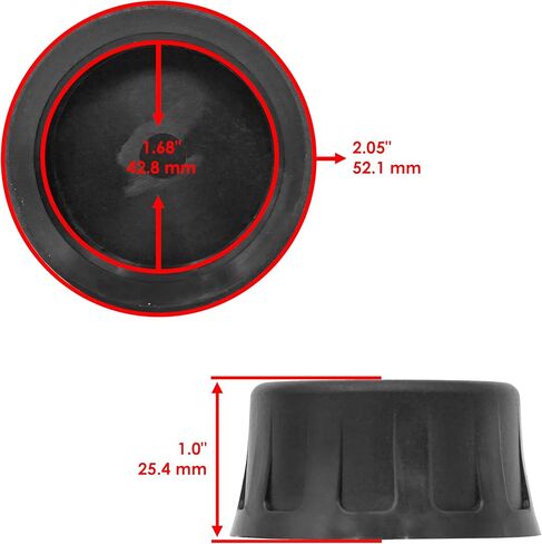 غطاء محور العجلة Caltric 61-9780 28-0060 متوافق مع Toro RT 380 H/RZT 420 H / 30123 30610 56128 56133 56138 56145 56165 56175/56176 56185 56195 57354 57358 57365 in Saudi Arabia