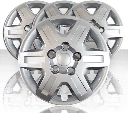 Upgrade Your Auto Set of Four 16' Silver Hubcap Wheel Covers for Dodge Caravan 2008-2013 (Bolt-on) in Saudi Arabia