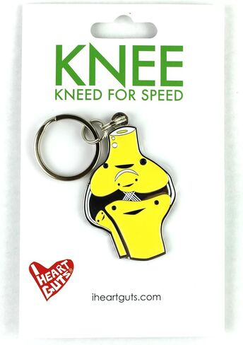 I Heart Guts Knee Joint Keychain – ACL, MCL, Meniscus Tear or Knee Replacement Recovery Gift for Ortho Patients, Physical Therapy, Rehab, and Orthopedic Surgeon or PT Appreciation in Saudi Arabia