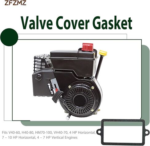 Replacement Valve Cover Gasket 27896A 27896 Fits Tecumseh V40-60 H40-80 HM70-100 VH40-70 Engines (5 Pack) in Kuwait