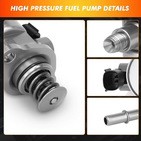 2016-2020 High Pressure Fuel Pump Compatible for Buick Encore 2016-2019, for Chevrolet Cruze 2016-2019, Equinox 2018-2020, Malibu 2016-2020, for GMC Terrain 2018-2020 1.4L 1.5L L4, Replace 12682079 in Saudi Arabia
