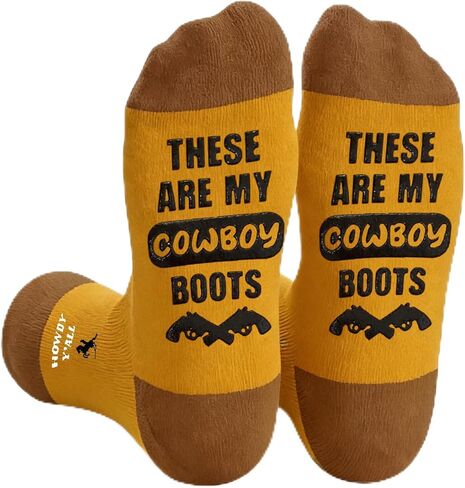 Cowboy Boots Gifts Socks- Horse Socks for Women and Men Western Gifts for Country Men in Saudi Arabia