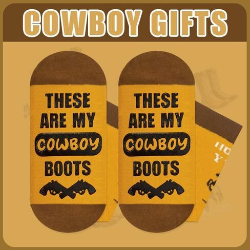 Cowboy Boots Gifts Socks- Horse Socks for Women and Men Western Gifts for Country Men in Saudi Arabia