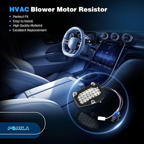 POHIAL HVAC Blower Motor Resistor with Wire Harness Kit Compatible with Chevrolet & GMC & Oldsmobile Vehicles - Blazer, Jimmy, Bravada, 1998 1999 2000 2001, Replace# 52474437 in Saudi Arabia