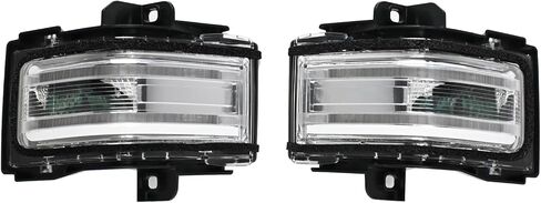 زوج مرآة سحب إشارة الانعطاف LED ضوء مؤشر المصباح متوافق مع F250 F350 F450 F550 Super Duty 2017-2026 استبدال HC3Z13B374A HC3Z13B375A الجانب الأيسر والأيمن قطعتان in Kuwait