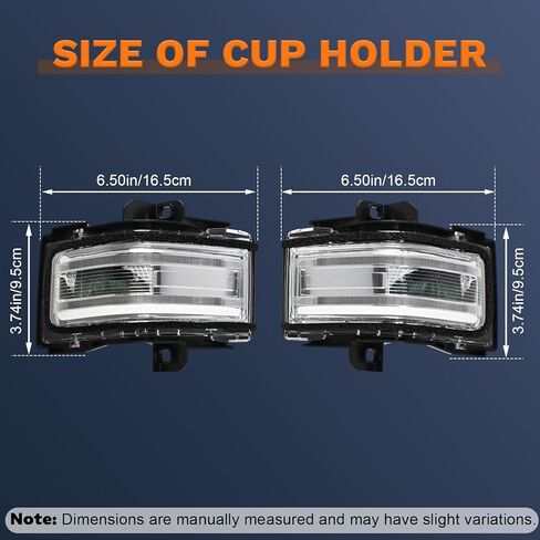 زوج مرآة سحب إشارة الانعطاف LED ضوء مؤشر المصباح متوافق مع F250 F350 F450 F550 Super Duty 2017-2026 استبدال HC3Z13B374A HC3Z13B375A الجانب الأيسر والأيمن قطعتان in Kuwait