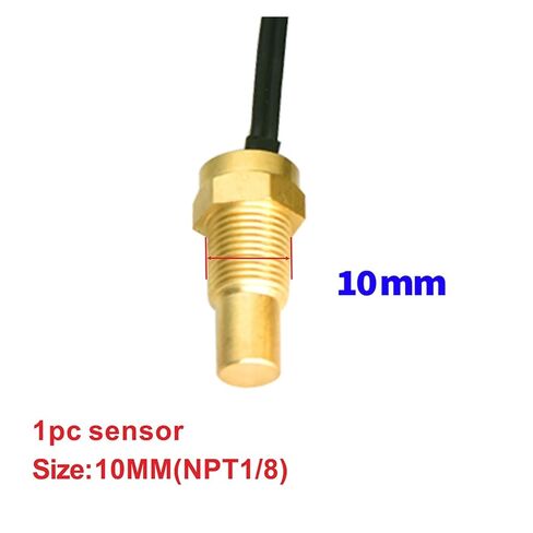 301-23ohm مستشعر درجة حرارة الماء المرسل رئيس التوصيل 10 مللي متر 1/8NPT العالمي 12 فولت 24 فولت مجسات لسيارة شاحنة درجة الحرارة مخصصة in Saudi Arabia