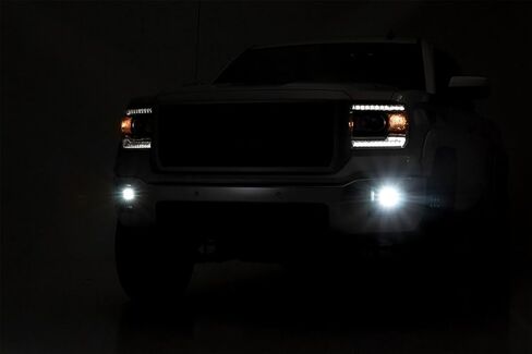 Rough Country Black Series LED Fog Light Kit for 14-15 GMC Sierra 1500-70689 in Saudi Arabia
