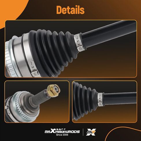maXpeedingrods Front CV Axle Shaft Assembly for Subaru Impreza 2008-2015, Legacy ＆ Outback 2005-2009, 2.0L 2.5L 3.0L H4 H6, Left or Right Side, Replace# 28321AG00B 66-7355 in Saudi Arabia