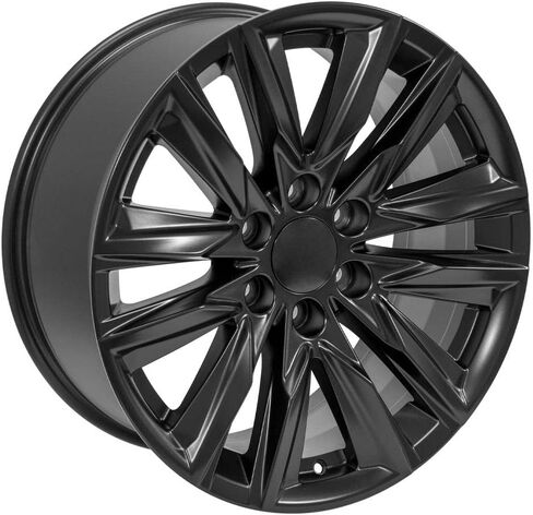 عجلات OE CA91 مقاس 20 بوصة تناسب طراز إسكاليد الرياضي 6x139.7 20x9 أسود ساتان - هولاندر 4869 (1) in Saudi Arabia