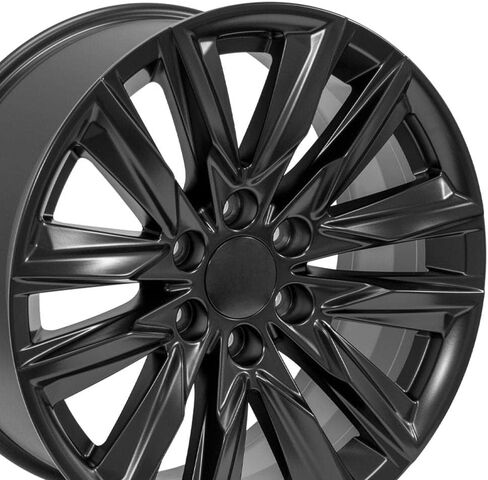 عجلات OE CA91 مقاس 20 بوصة تناسب طراز إسكاليد الرياضي 6x139.7 20x9 أسود ساتان - هولاندر 4869 (1) in Saudi Arabia
