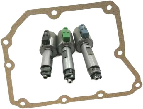 Transmission Solenoid Set And Pan Gasket AW55-50SN AW55-51SN AF33-5 AW235 RE5F22A 55-51SN Compatible With C30 C70 S40 S60 S70 S80 XC70 XC90 in Saudi Arabia