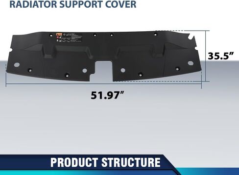 حافظة دعم الرادياتير PIT66 متوافقة مع Chevy Silverado 1500 2007-2013 Fit Silverado 2500HD 3500HD 2007-2010 GM1224112، 22737376 in Saudi Arabia