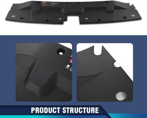 حافظة دعم الرادياتير PIT66 متوافقة مع Chevy Silverado 1500 2007-2013 Fit Silverado 2500HD 3500HD 2007-2010 GM1224112، 22737376 in Saudi Arabia