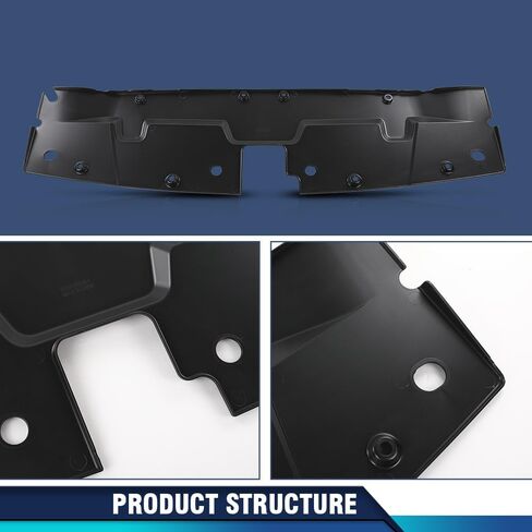 حافظة دعم الرادياتير PIT66 متوافقة مع Chevy Silverado 1500 2007-2013 Fit Silverado 2500HD 3500HD 2007-2010 GM1224112، 22737376 in Saudi Arabia