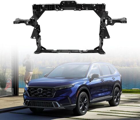 Front Radiator Support Assembly Compatible with 2023-2024 Honda CR-V CRV,Replacement#HO1225240/714103A0A01- Black in Saudi Arabia