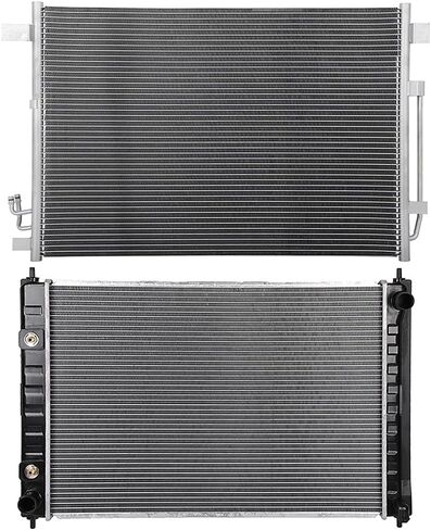 13039 Radiator and 3774 Condenser Fit for Nissan Murano 3.5L 2009-2014 for Nissan Quest 3.5L 2011-2016 Aluminum Radiator in Saudi Arabia