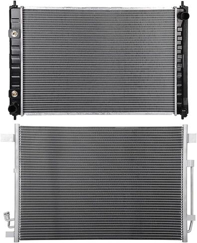 13039 Radiator and 3774 Condenser Fit for Nissan Murano 3.5L 2009-2014 for Nissan Quest 3.5L 2011-2016 Aluminum Radiator in Saudi Arabia