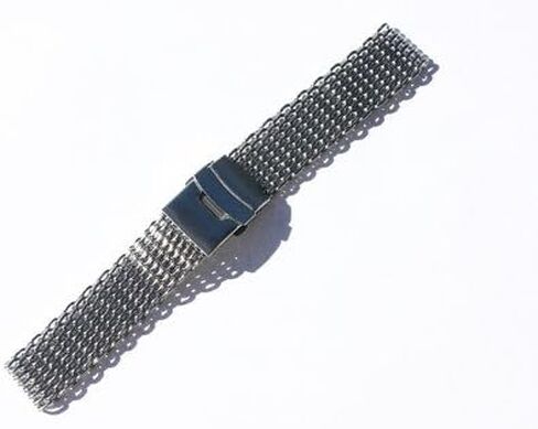 20mm الفولاذ المقاوم للصدأ القرش شبكة سوار ميلانو حزام الساعة in Kuwait