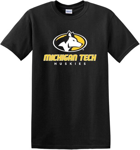 كريت ماي تي | تي شيرت بشعار Michigan Tech Huskies | in Saudi Arabia