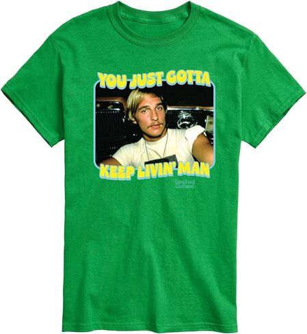Dazed & Confused - You Just Gotta Keep Living Man - Men's Short Sleeve Graphic T-Shirt in Saudi Arabia