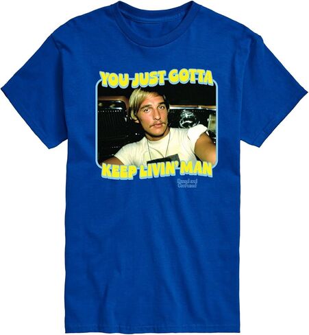 Dazed & Confused - You Just Gotta Keep Living Man - Men's Short Sleeve Graphic T-Shirt in Saudi Arabia