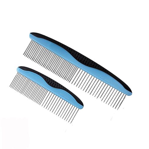 LovinPup Dog Slicker Brush, Self Cleaning, Shedding and Grooming Tool for Pets, Best Dog Brush with Easily Retractable Bristles to Remove Hair Instantly in Kuwait