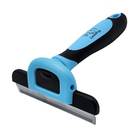 LovinPup Dog Slicker Brush, Self Cleaning, Shedding and Grooming Tool for Pets, Best Dog Brush with Easily Retractable Bristles to Remove Hair Instantly in Kuwait