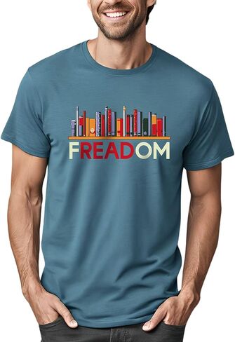 Anti Ban Books Freedom Shirt Soft Cotton Read Banned Books Tshirt for Men and Women in Saudi Arabia