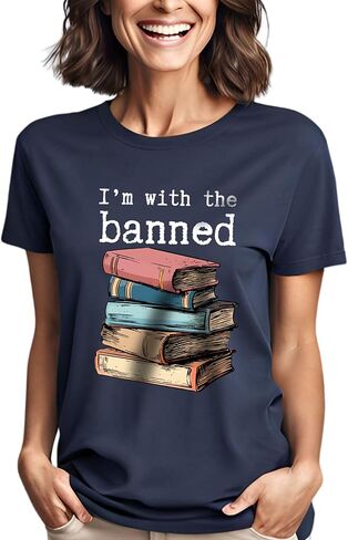 Anti Ban Books Freedom Shirt Soft Cotton Read Banned Books Tshirt for Men and Women in Saudi Arabia